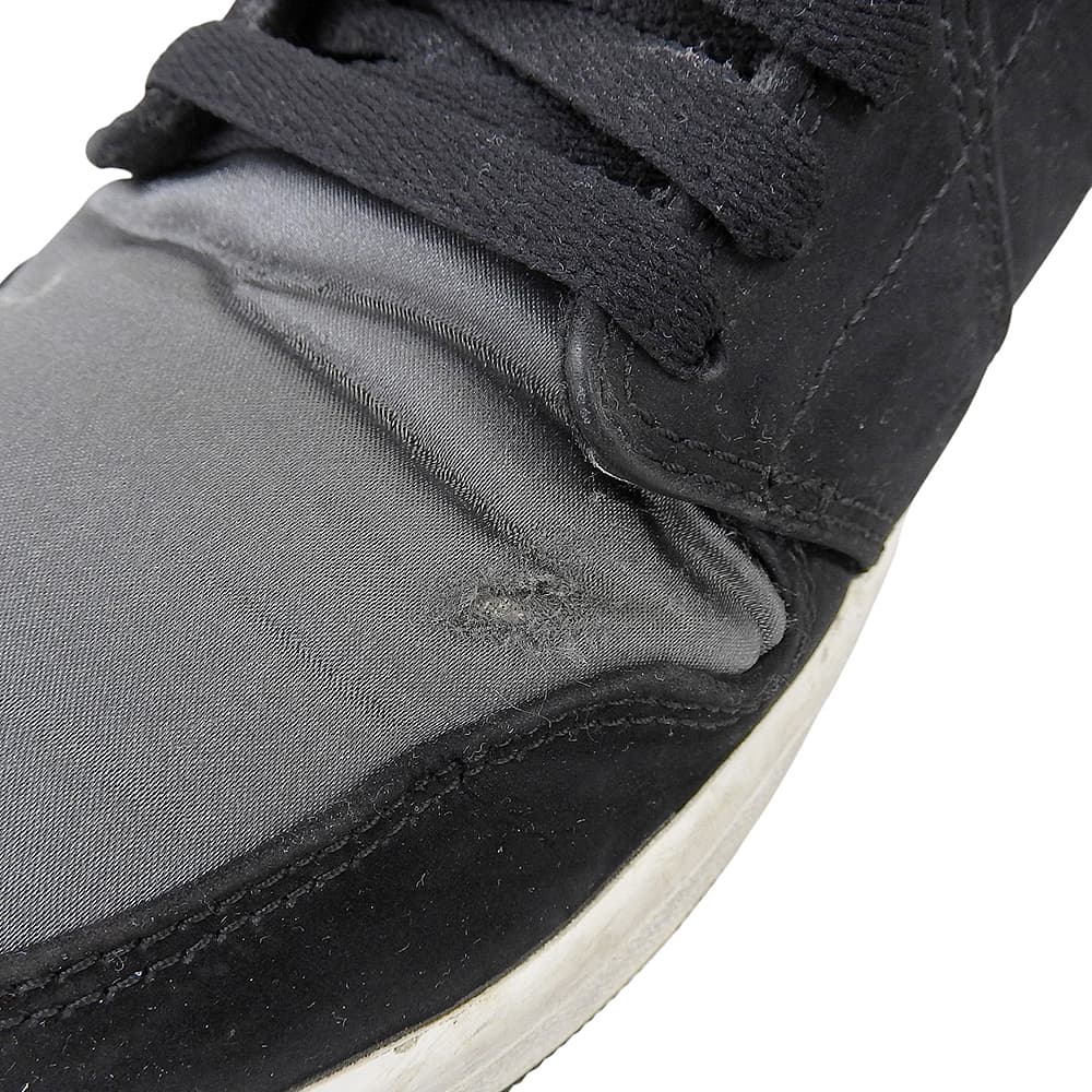 NIKE ナイキ IR JORDAN 1 MID SE スニーカー シューズ メンズ ブラック グレー 27.5cm 19年製 852542-012 シューズ 9.5(US)