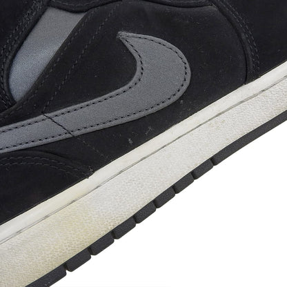 NIKE ナイキ IR JORDAN 1 MID SE スニーカー シューズ メンズ ブラック グレー 27.5cm 19年製 852542-012 シューズ 9.5(US)