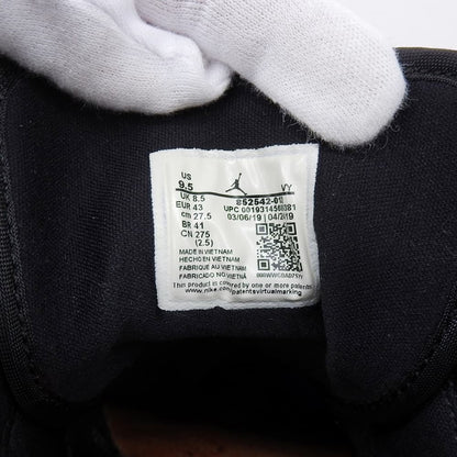 NIKE ナイキ IR JORDAN 1 MID SE スニーカー シューズ メンズ ブラック グレー 27.5cm 19年製 852542-012 シューズ 9.5(US)