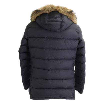 MONCLER Moncler CLUNY Cluny down jacket with fur-trimmed hood jacket