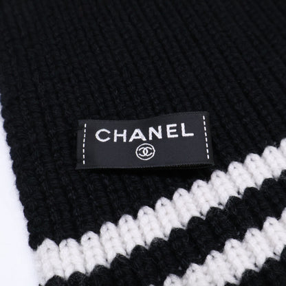 CHANEL シャネル カシミヤ100 ロゴ マルチワッペン マフラー マフラー