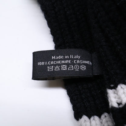 CHANEL シャネル カシミヤ100 ロゴ マルチワッペン マフラー マフラー