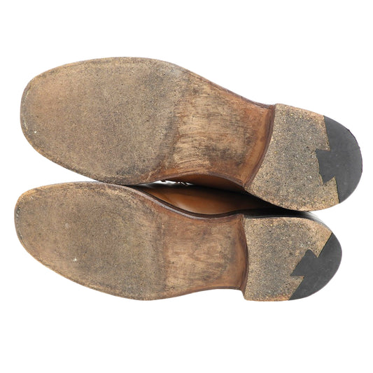 JOHN LOBB Barros U-Tip Shoes Men's Brown 6 1/2E Shoes