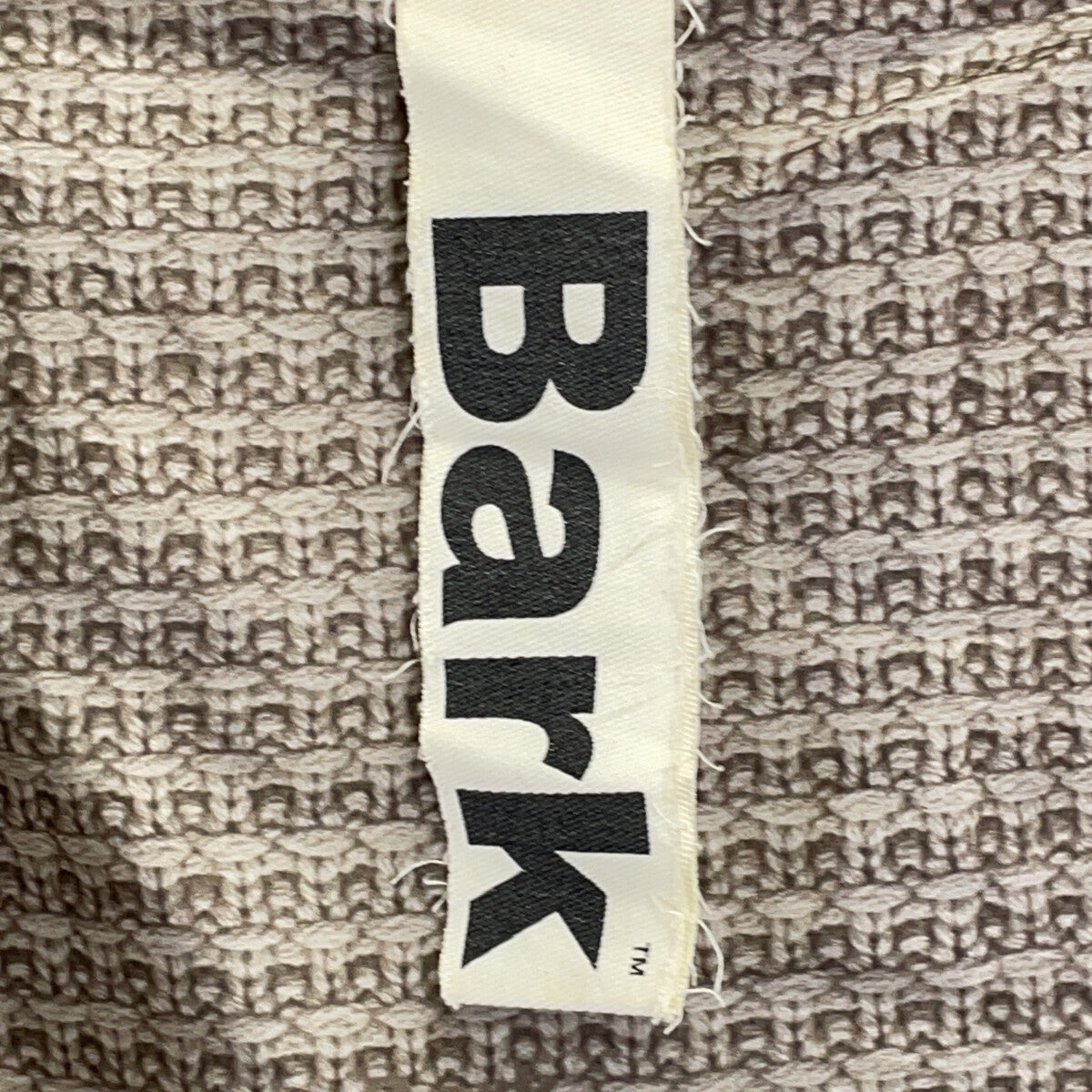 Bark バーク ニット チェスター コート