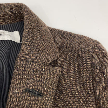 individual sentiments インディビジュアルセンチメンツ 20AW ブラウン CO41-MW15-NO ツイード ロングコート コート