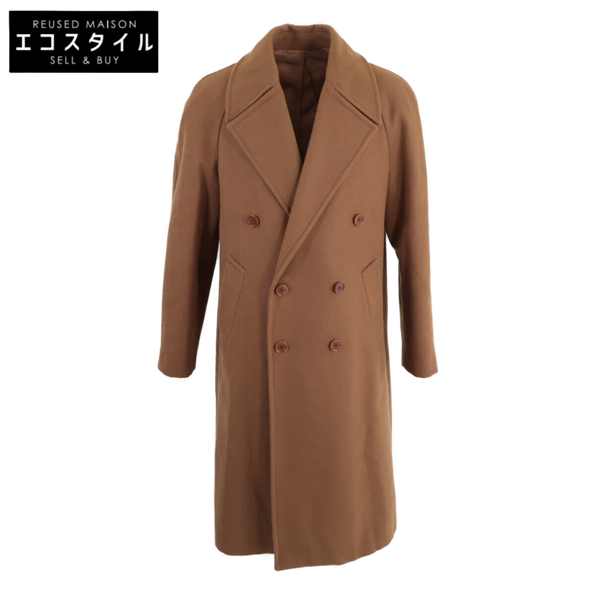 Luca Grassia ルカグラシア 【美品】3303 HOLMS VINTAGE ウール ダブルブレスト ロング コート