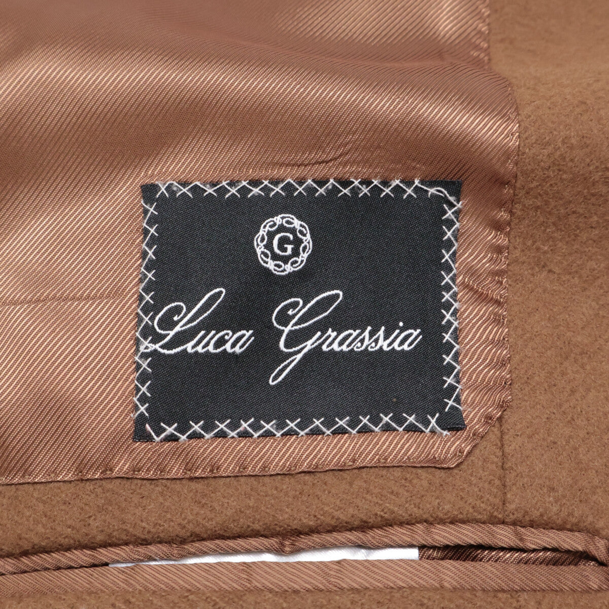 Luca Grassia ルカグラシア 【美品】3303 HOLMS VINTAGE ウール ダブルブレスト ロング コート