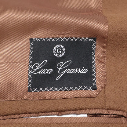 Luca Grassia ルカグラシア 【美品】3303 HOLMS VINTAGE ウール ダブルブレスト ロング コート
