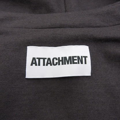 ATTACHMENT アタッチメント 美品 ウール ロングカーディガン チャコールグレー 4 AJ32-085 トップス メンズ トップス