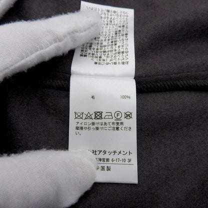 ATTACHMENT アタッチメント 美品 ウール ロングカーディガン チャコールグレー 4 AJ32-085 トップス メンズ トップス