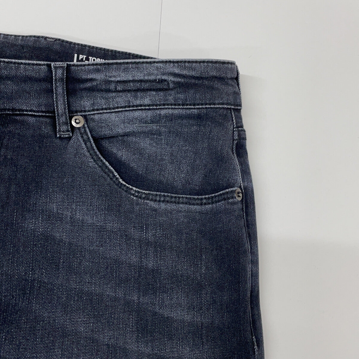 Black C5DJ05Z10BAS Stretch Denim Pants Bottoms 33 Men's