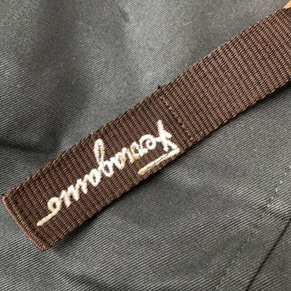 Salvatore Ferragamo サルヴァトーレフェラガモ ブルーグリーン コットン フックベルト付き チノパンツ ボトムス