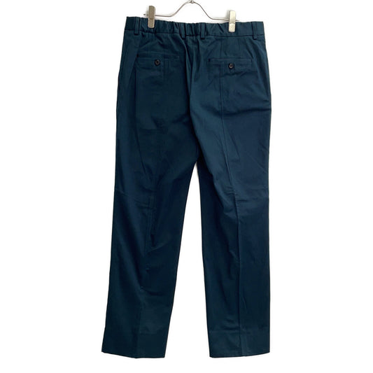 Blue Green Cotton Chino Pants with Hook Belt Bottoms 50 Men's