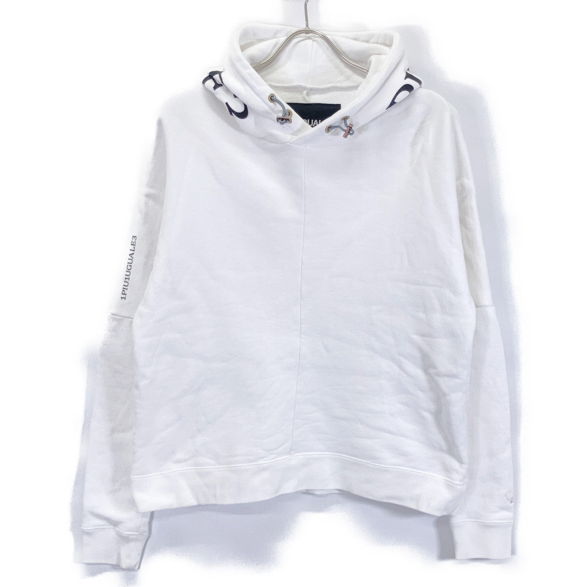 1piu1uguale3 ウノピゥウノウグァーレトレ RONE136-LS02 WHITE Sweat Pullover Hoodie トップス