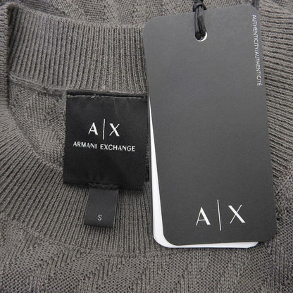 全新浮雕针织圆领毛衣 上衣 灰色 S XM001560 AF11982 24年款 上衣 S 男士