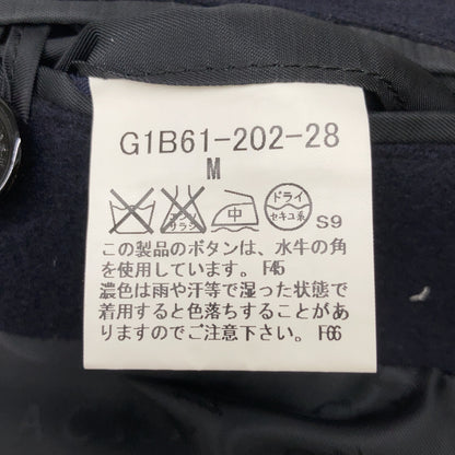 G1B61-202-28 海军蓝羊毛立领大衣 大衣 36 男式