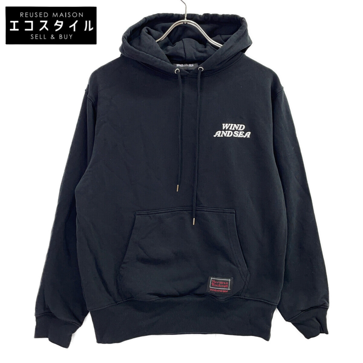 WIND AND SEA ウィンダンシ― ×NORMAN ROCKWELL プリントパーカー トップス