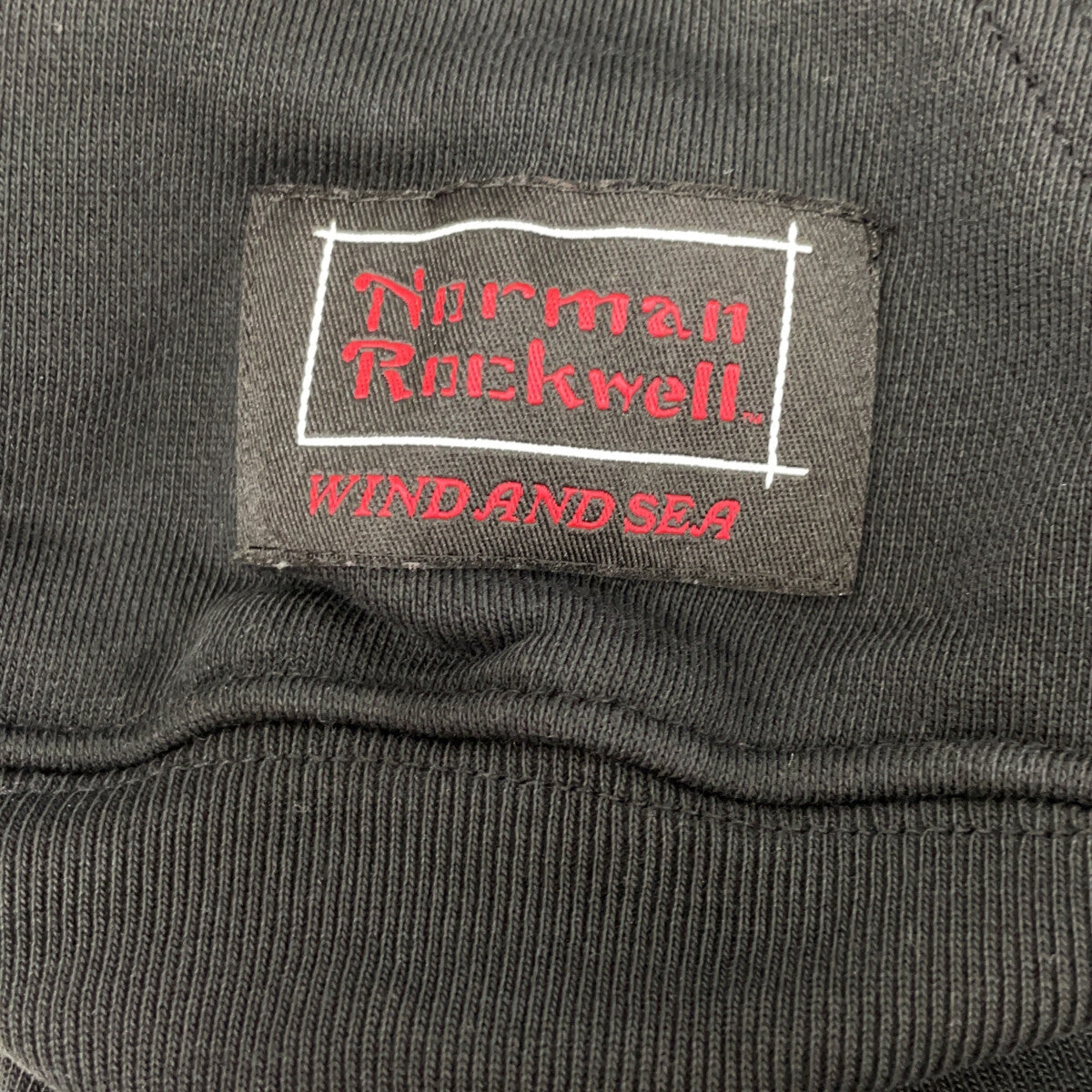 WIND AND SEA ウィンダンシ― ×NORMAN ROCKWELL プリントパーカー トップス