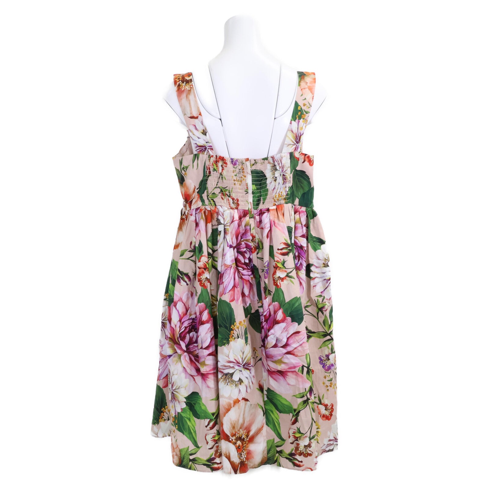 [Excellent Condition/Domestic Authentic] F610WT/HS5F8 Floral Flower Button Camisole Dress 50 Ladies