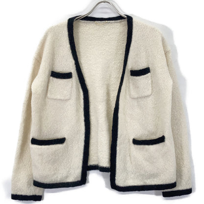 L'Appartement 22-080-560-2140-3-0 22AW Bicolor Knit Cardigan Tops