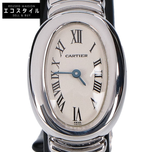 Cartier カルティエ W15189L2 750WG ミニベニュワール QZ 腕時計