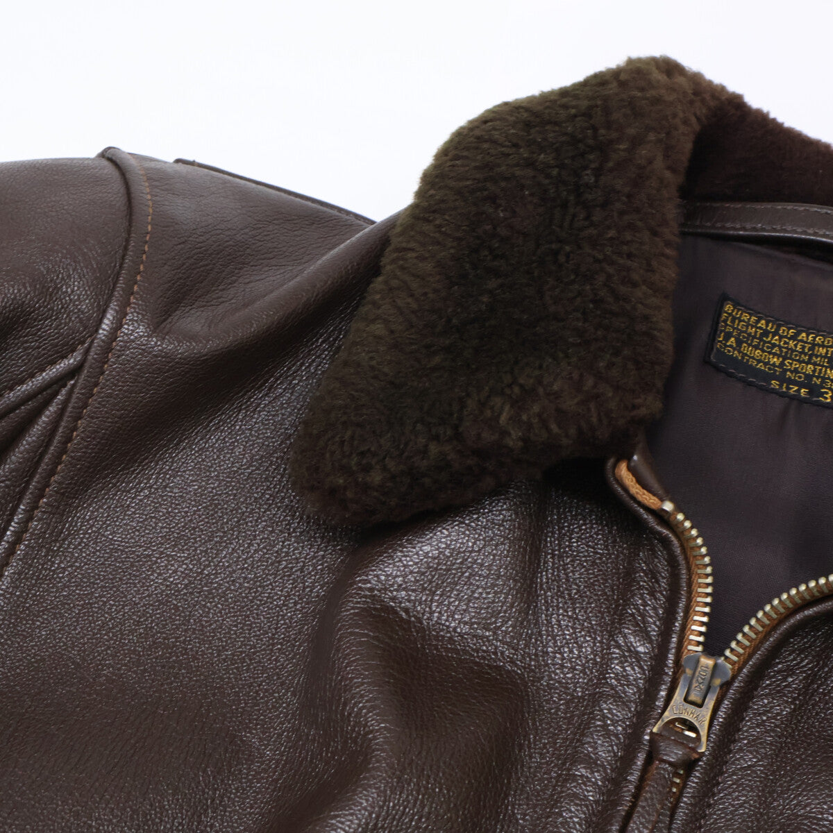 THE REAL MCCOY'S THE REAL McCOY'S MIL-J-7823 N383S-4765A J.A.DUBOW SPORTING GOODS CORP 公司复刻 G-1 飞行夹克 夹克