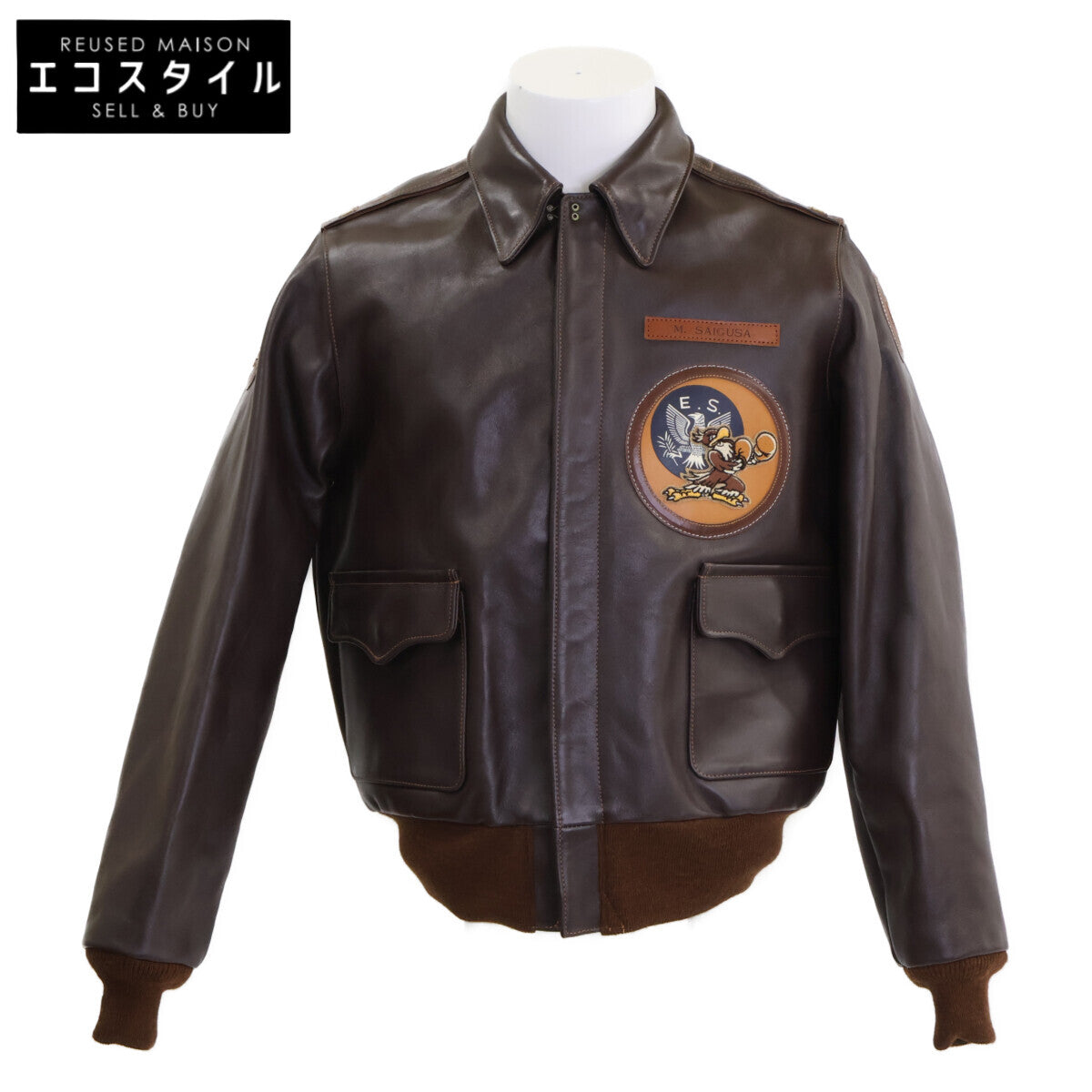 THE FEW J.A.DUBOW A-2 30-1415 W33-038 Real McCoy Custom King Flight Jacket