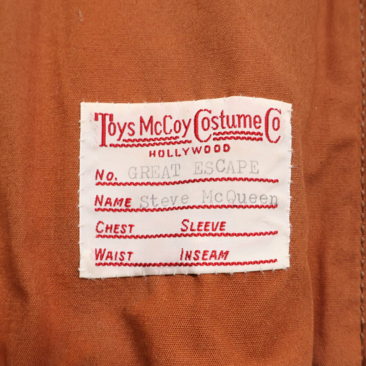 TOYS McCOY PRODUCT トイズマッコイプロダクト TMJ2412 A-2 THE GREAT ESCAPE フライトジャケット ジャケット