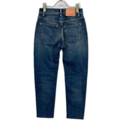 ACNE STUDIOS A00210 Melk Mid Blue Trash Slim Tapered Denim Pants Bottoms 24