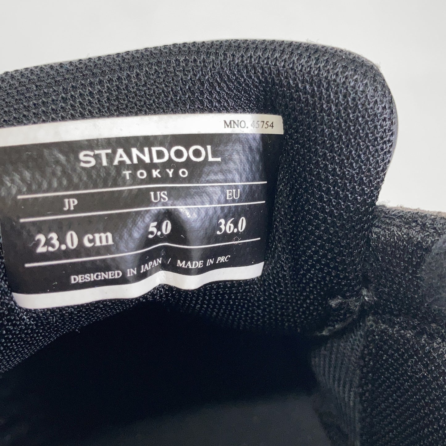 STANDOOL TOKYO スタンドゥール 【美品】SACAE BLACK スニーカー シューズ US5