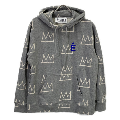 tude Etude x Jean-Michel Basquiat Gray Hoodie Top