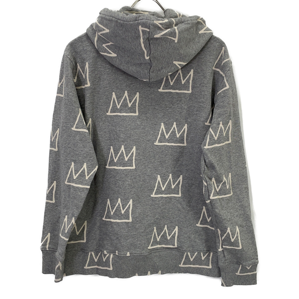 tude Etude x Jean-Michel Basquiat Gray Hoodie Top