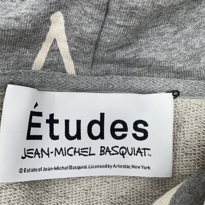tude Etude x Jean-Michel Basquiat Gray Hoodie Top