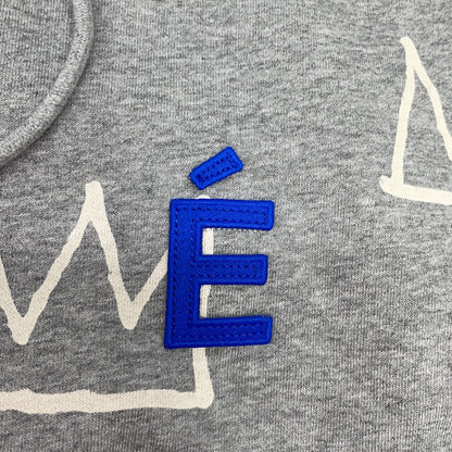 tude Etude x Jean-Michel Basquiat Gray Hoodie Top