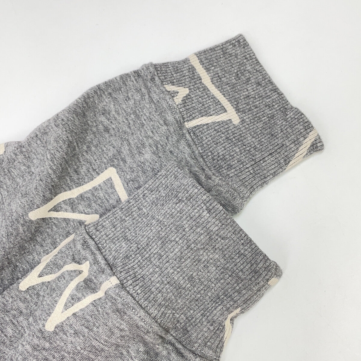 tude Etude x Jean-Michel Basquiat Gray Hoodie Top