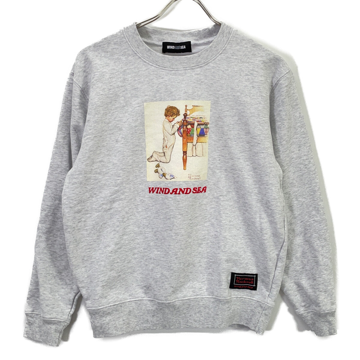 WIND AND SEA ウィンダンシ― xNORMAN ROCKWELL CREW NECK SWEATSHIRT トップス
