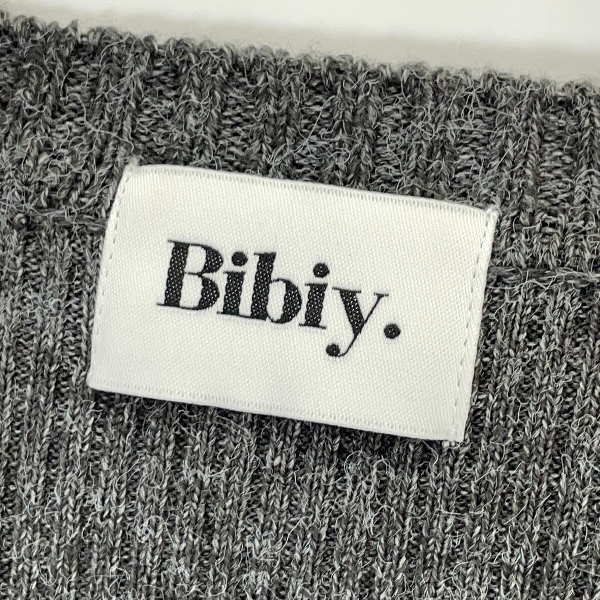 Bibiy ビビィ B41-KN042GYF グレー FLORENTINA FRILL KNIT トップス