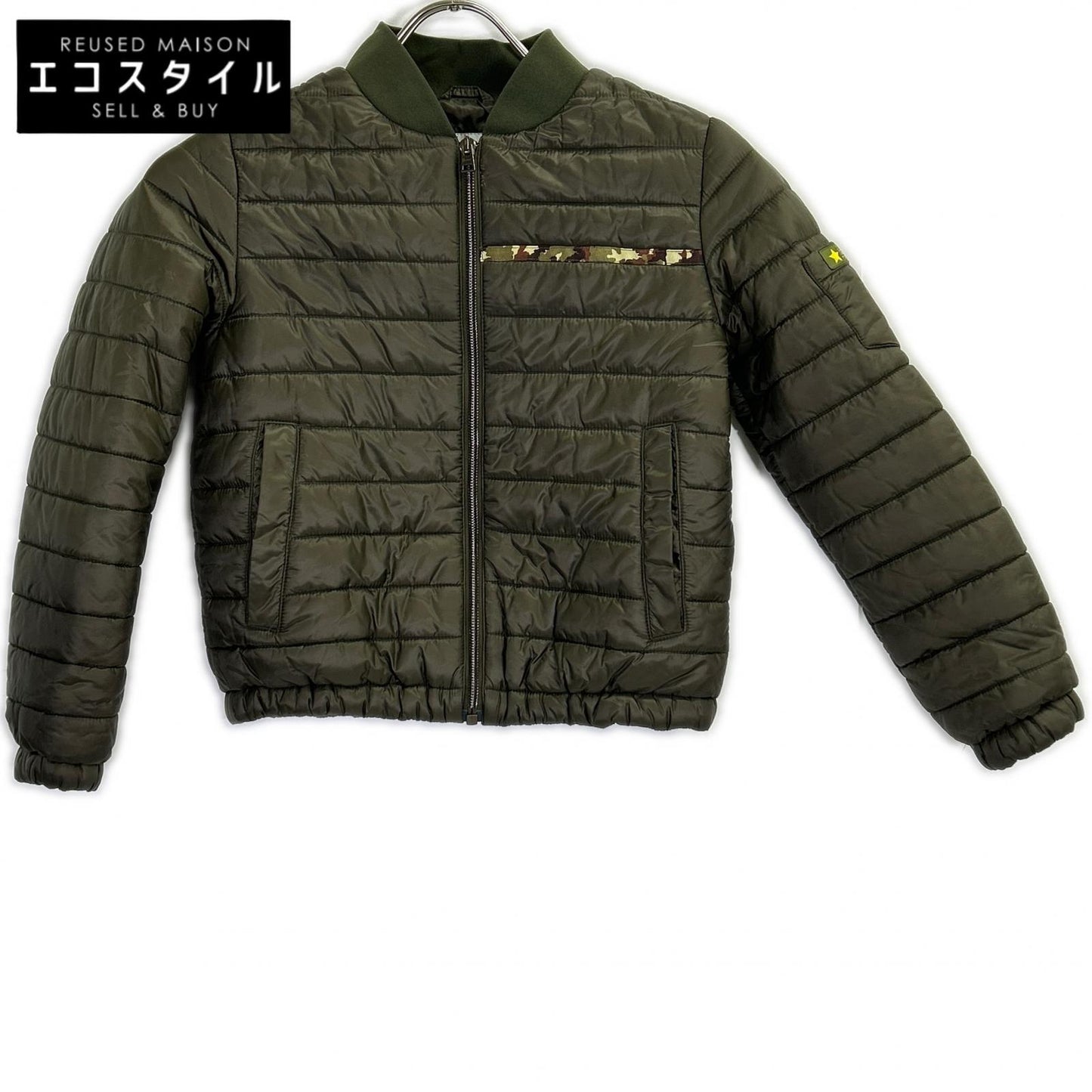 HERNO ヘルノ GI0034B カーキ ロゴワッペン ダウンジャケット ジャケット