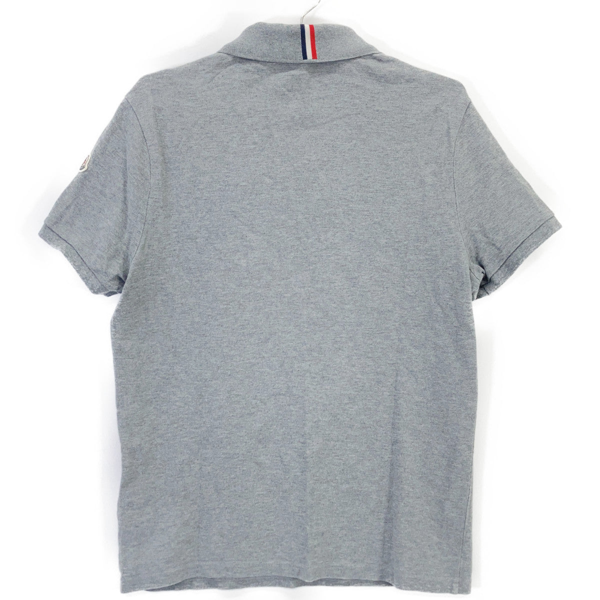 MONCLER 盟可睐 灰色 袖口徽标 Polo 衫 上衣