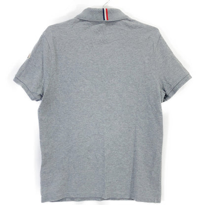 MONCLER 盟可睐 灰色 袖口徽标 Polo 衫 上衣