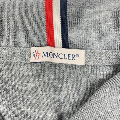 MONCLER 盟可睐 灰色 袖口徽标 Polo 衫 上衣