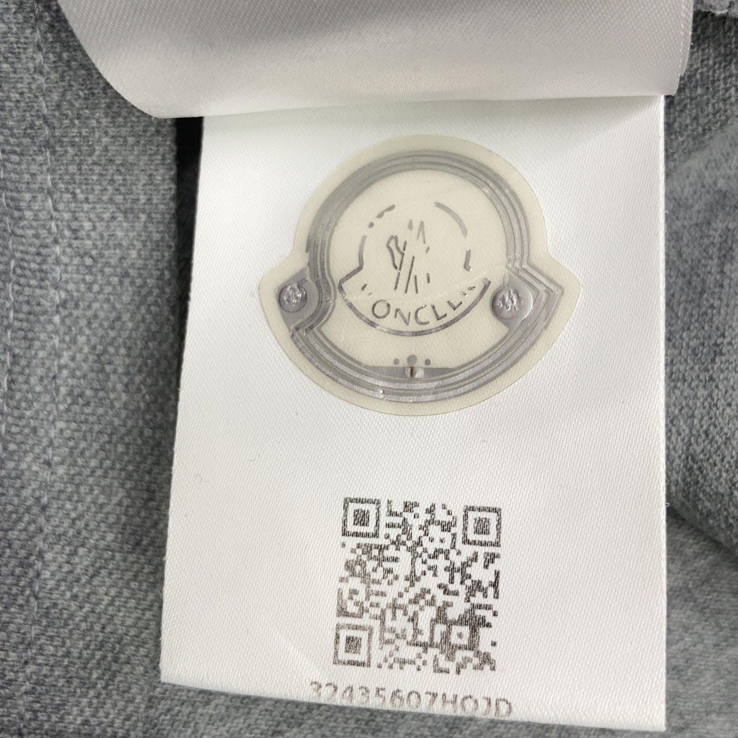 MONCLER 盟可睐 灰色 袖口徽标 Polo 衫 上衣