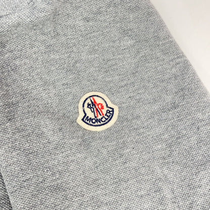 MONCLER 盟可睐 灰色 袖口徽标 Polo 衫 上衣