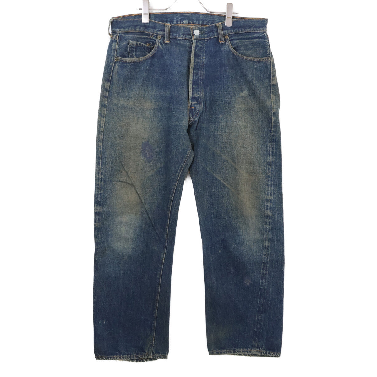 LEVI'S 李维斯 纽扣背面8刻印 不对称V 大E红旗 纽扣门襟 牛仔裤 下装