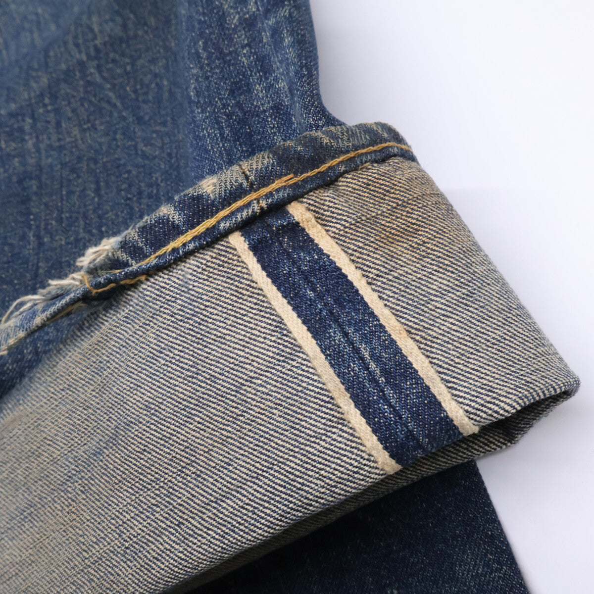 LEVI'S 李维斯 纽扣背面8刻印 不对称V 大E红旗 纽扣门襟 牛仔裤 下装