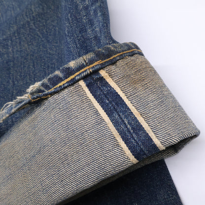 LEVI'S 李维斯 纽扣背面8刻印 不对称V 大E红旗 纽扣门襟 牛仔裤 下装