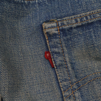 LEVI'S 李维斯 纽扣背面8刻印 不对称V 大E红旗 纽扣门襟 牛仔裤 下装