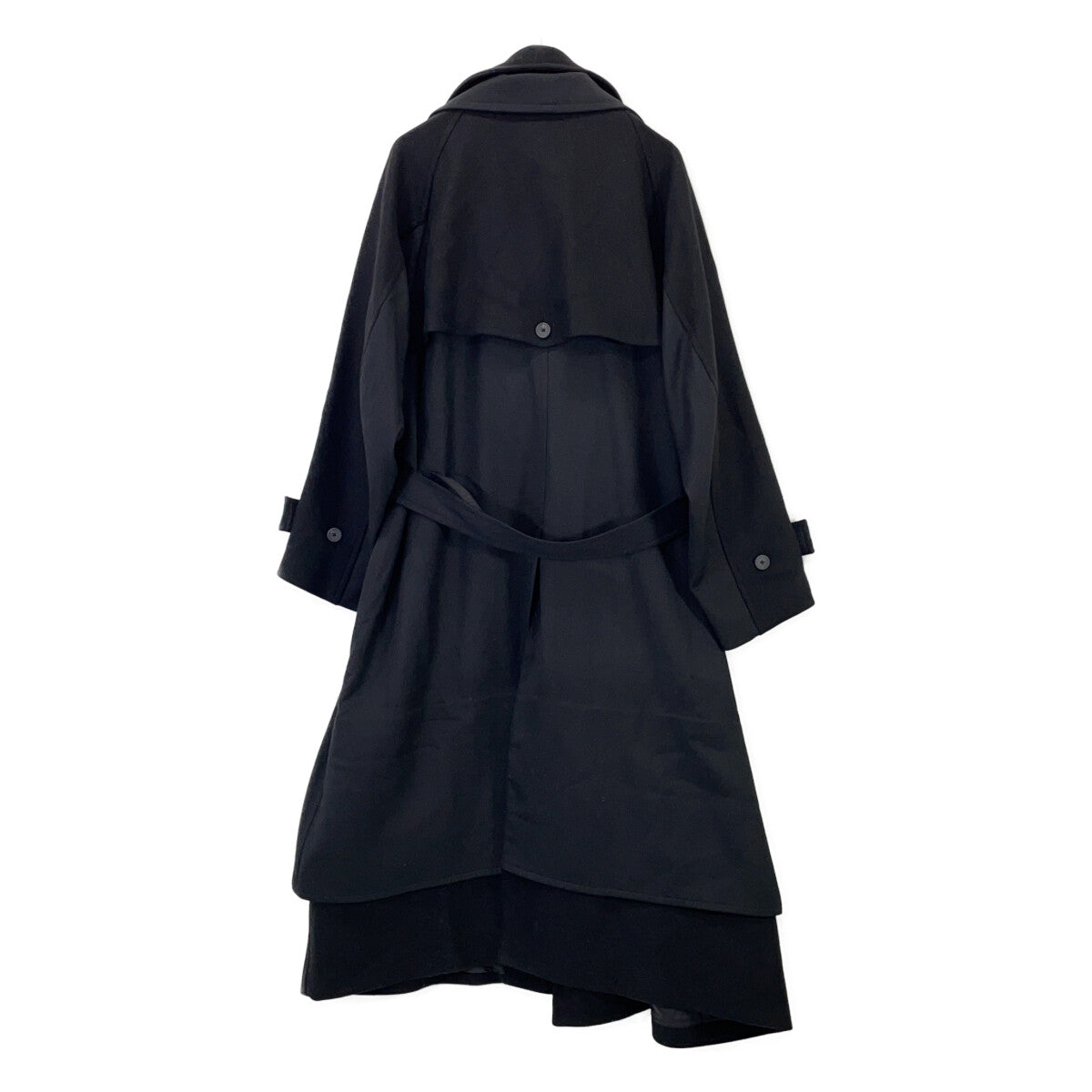 MAISON SPECIAL メゾンスペシャル 11252161202 ﾚｲﾔｰﾘﾝｸﾞﾀﾞﾌﾞﾙﾌﾞﾚｽﾃｯﾄﾞﾌﾟﾗｲﾑｵｰﾊﾞｰｺｰﾄ コート 01