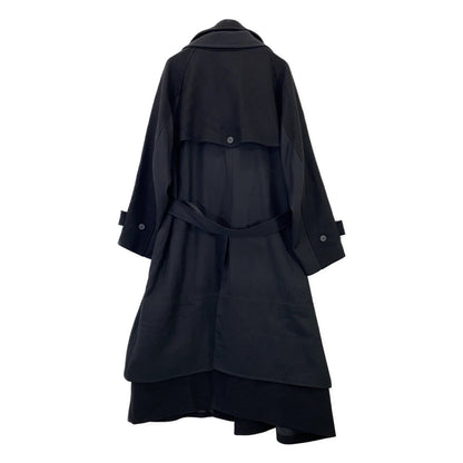 MAISON SPECIAL メゾンスペシャル 11252161202 ﾚｲﾔｰﾘﾝｸﾞﾀﾞﾌﾞﾙﾌﾞﾚｽﾃｯﾄﾞﾌﾟﾗｲﾑｵｰﾊﾞｰｺｰﾄ コート 01