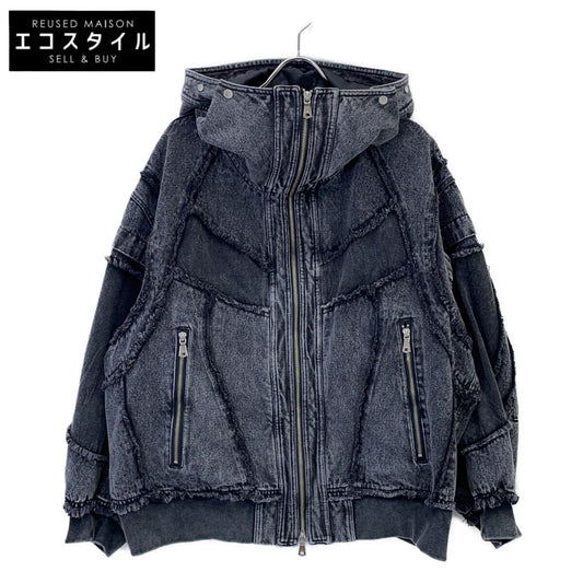 MAISON SPECIAL 11252211504 Prime Over Denim Alien Hoodie Blouson Jacket